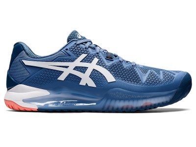 Zapatos de Tenis Asics Gel-resolution 8 (2E) Hombre Azules Blancos | MX5425-284