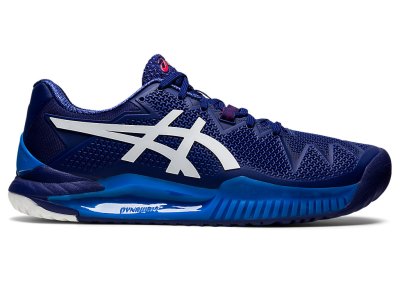 Zapatos de Tenis Asics Gel-resolution 8 Hombre Azules Blancos | MX7875-617