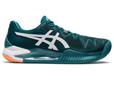 Zapatos de Tenis Asics Gel-resolution 8 Clay Hombre Verdes Oscuro Blancos | MX9670-611