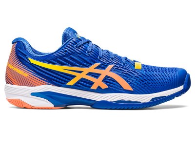 Zapatos de Tenis Asics Solution Speed FF 2 Hombre Azules Naranjas | MX1132-271