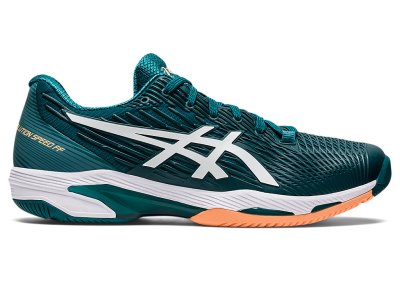 Zapatos de Tenis Asics Solution Speed FF 2 Hombre Verdes Oscuro Blancos | MX2584-385