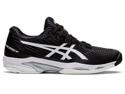 Zapatos de Tenis Asics Solution Speed FF 2 Mujer Negros Blancos | MX5316-887