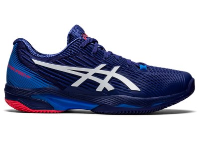 Zapatos de Tenis Asics Solution Speed FF 2 Clay Hombre Azules Blancos | MX5345-778