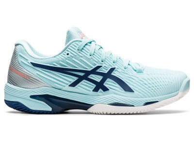 Zapatos de Tenis Asics Solution Speed FF 2 Clay Mujer Azules Azules Claro | MX6374-294