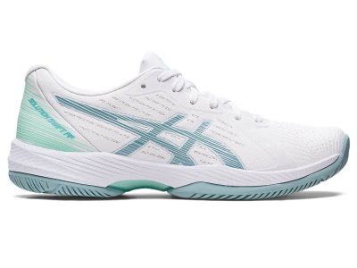 Zapatos de Tenis Asics Solution Swift FF Mujer Blancos Azules | MX8659-690